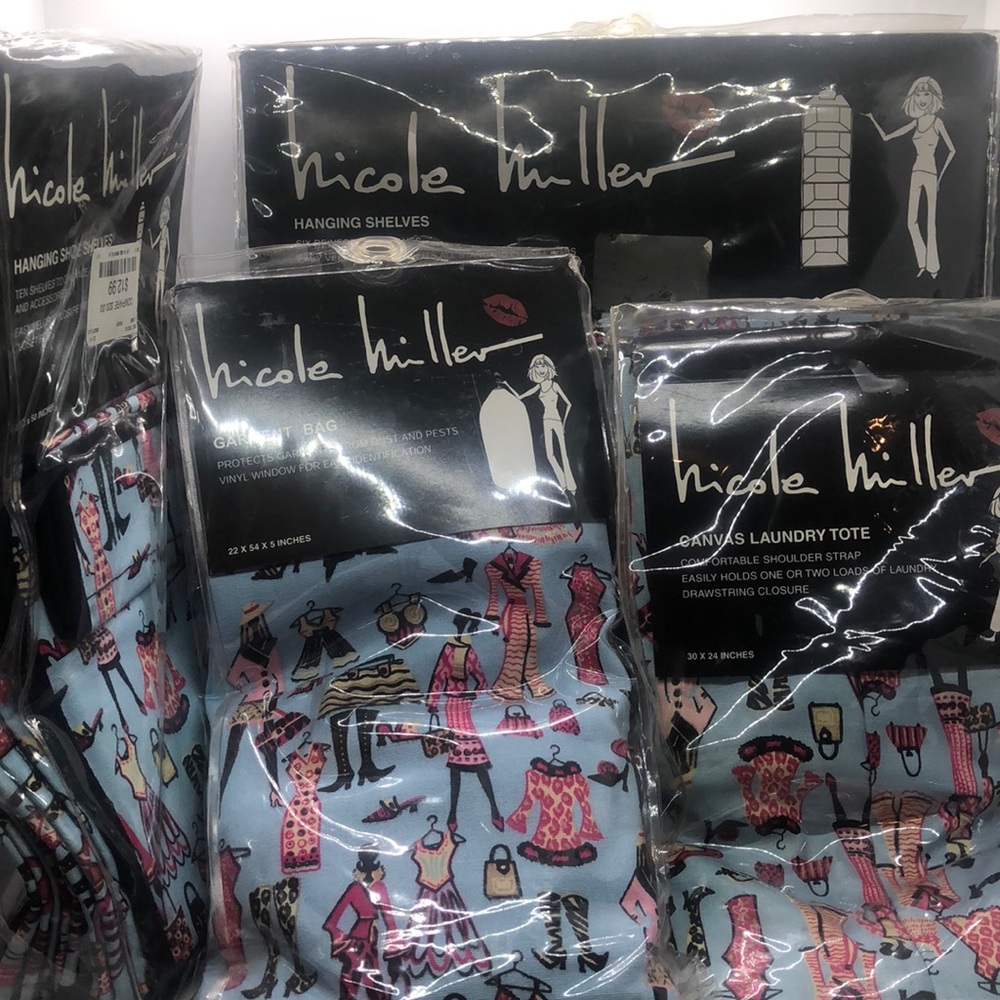 4 pc. Closet storage and laundry bags.